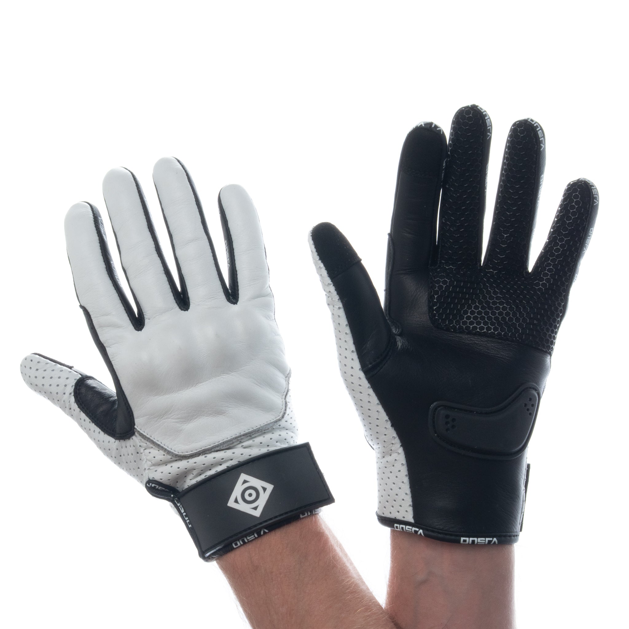 handschuhe lange finger ULTRALEICHTE lange Finger weiße Motorrad- & Eskate-Handschuhe – ONSRA Europe
