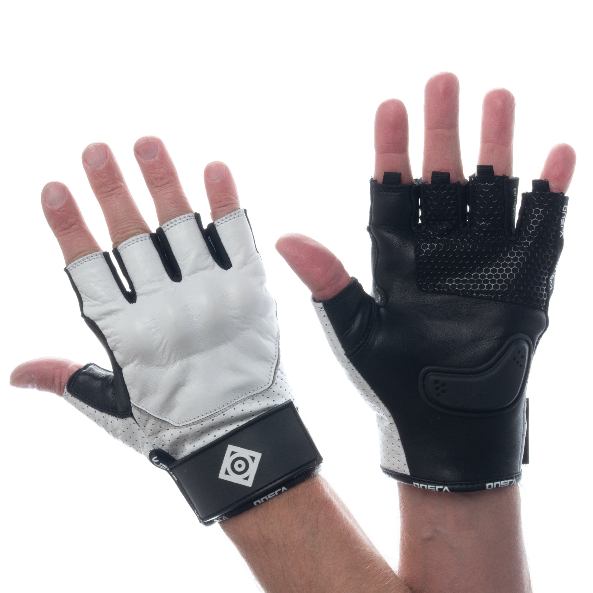 ULTRALEICHTe Kurzfinger-Longboard-Handschuhe WEISS – ONSRA Europe