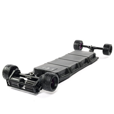 ONSRA BLACK Carve 4 electric longboard featuring a flexible bamboo deck, Gear Drive system, powerful 14S battery, precision trucks, and all-terrain wheels, designed for high-performance carving, commuting, and long-range riding.