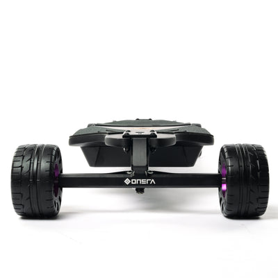 ONSRA BLACK Carve 4 electric longboard featuring a flexible bamboo deck, Gear Drive system, powerful 14S battery, precision trucks, and all-terrain wheels, designed for high-performance carving, commuting, and long-range riding.