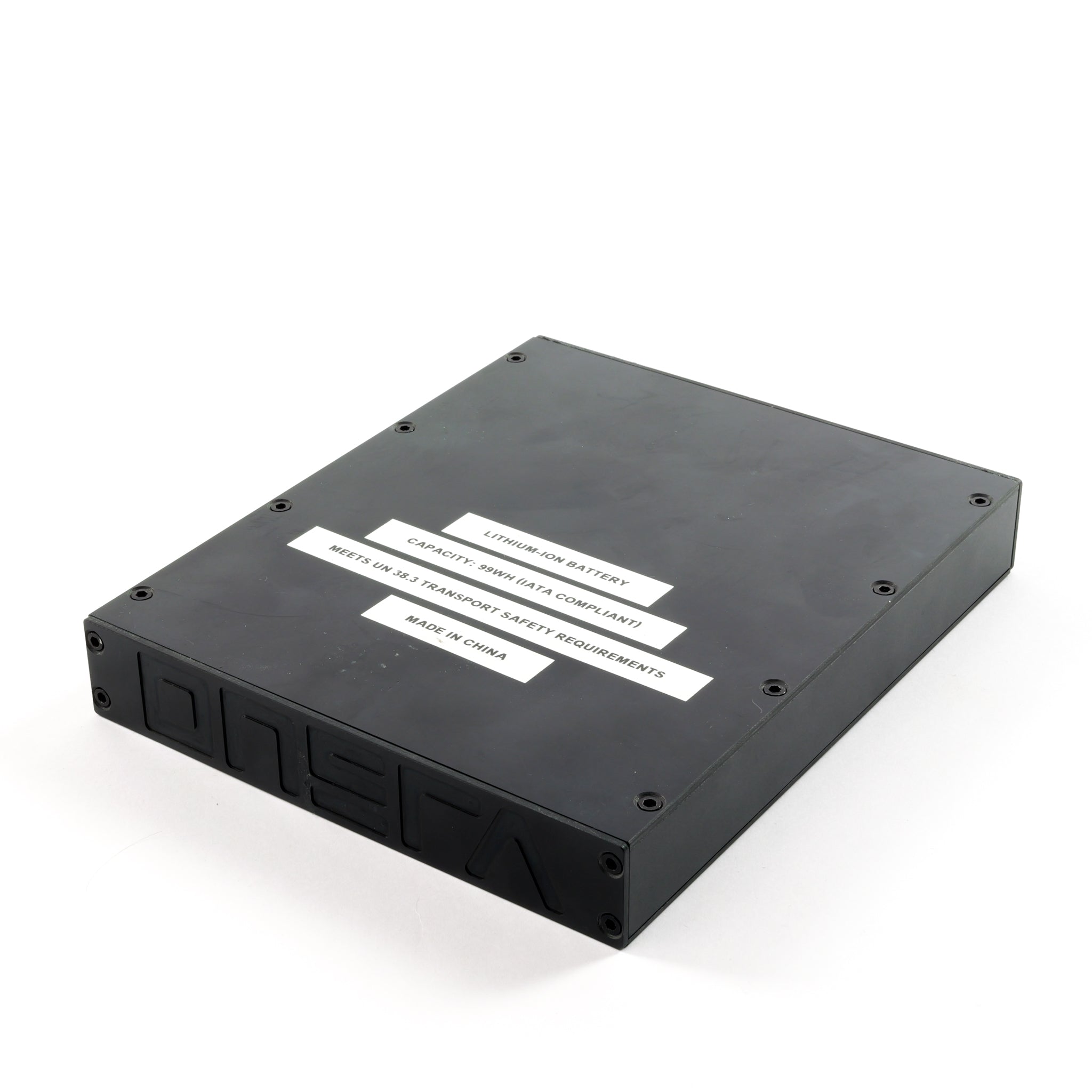 ONSRA ZENO electric skateboard battery in CNC-style black enclosure, available in 99Wh travel-safe and 259Wh extended versions