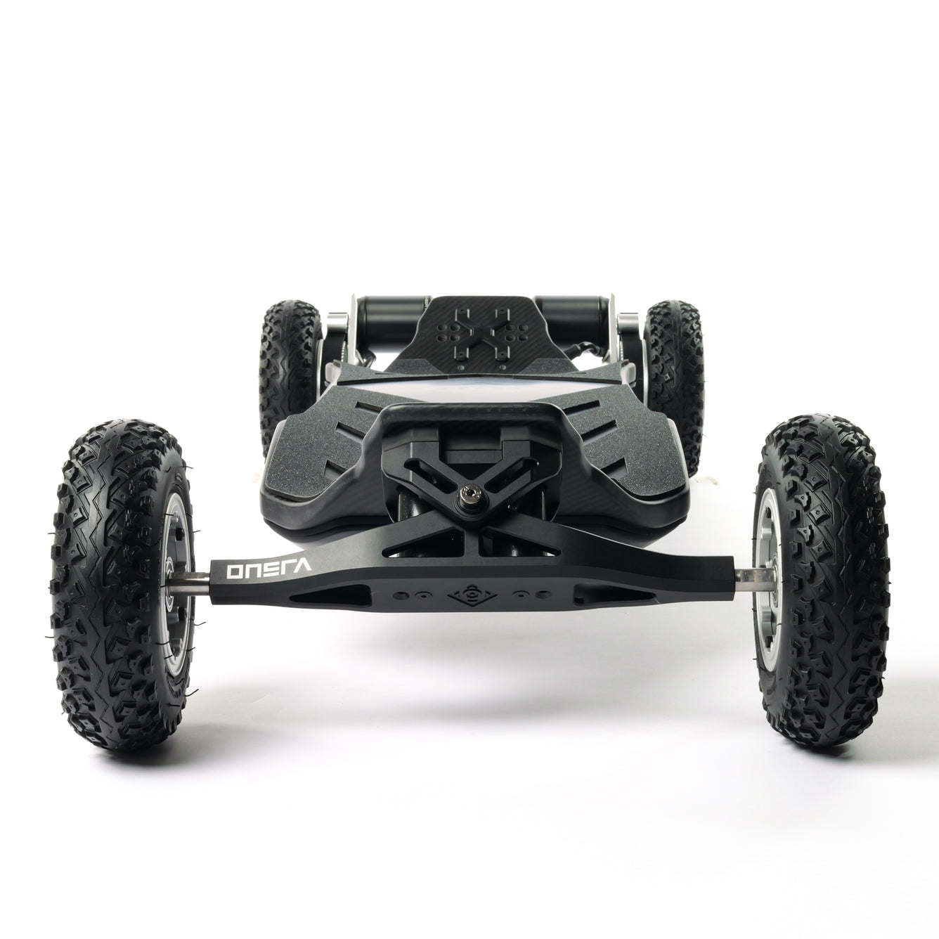 ONSRA VELAR belt drive electric skateboard with large pneumatic wheels